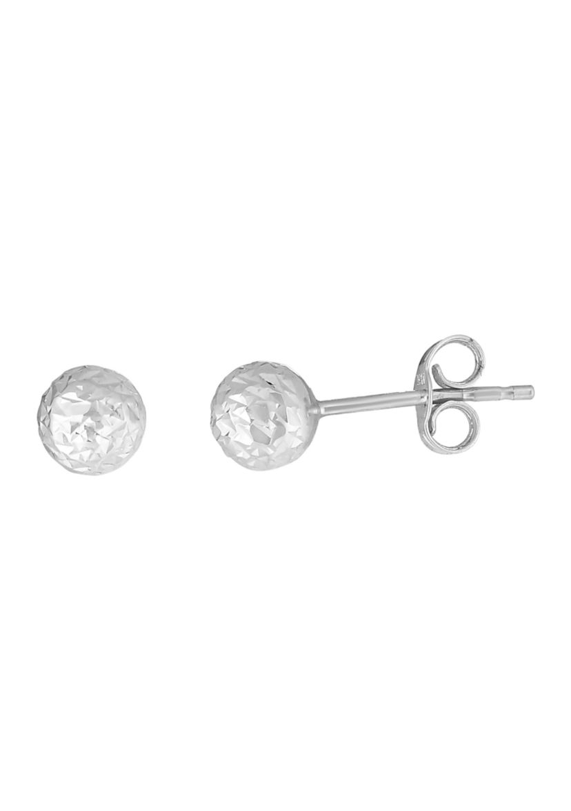 14Kw Ball Post Earring