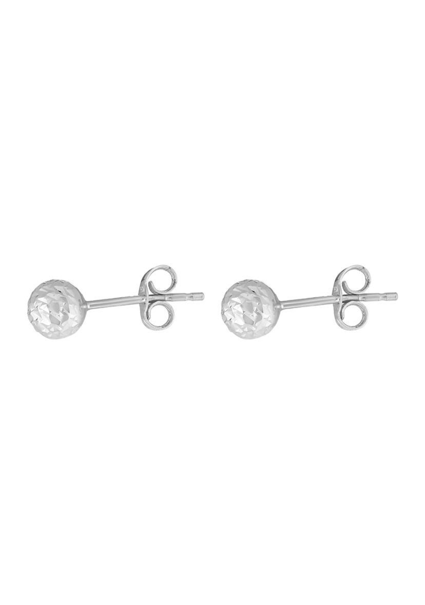 14Kw Ball Post Earring