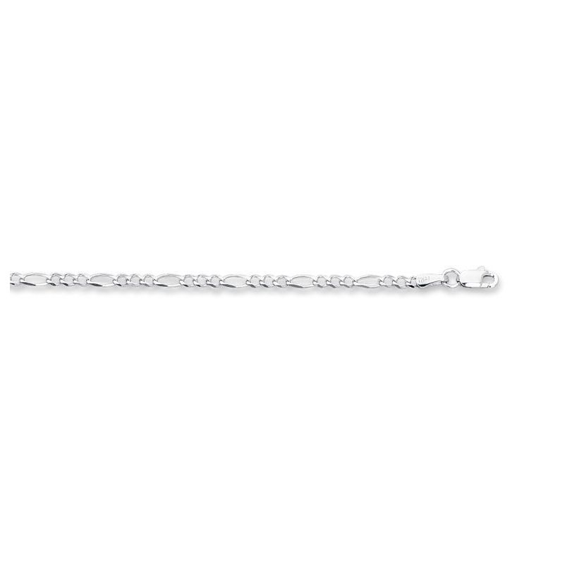 14Kw Figaro Anklet Bracelet