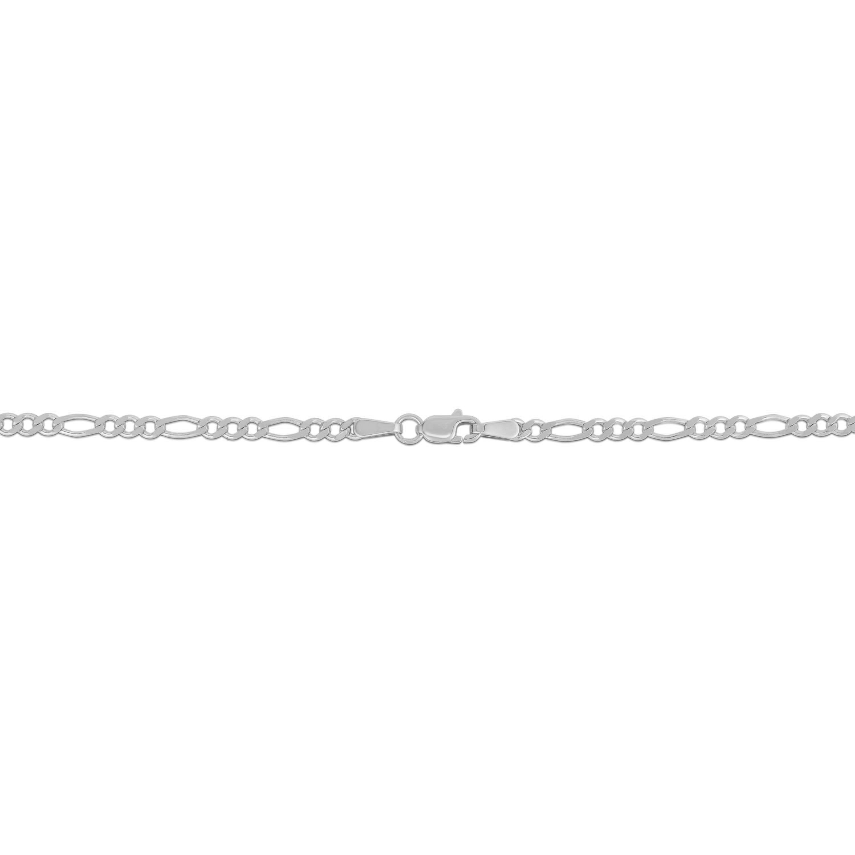 14Kw Figaro Anklet Bracelet