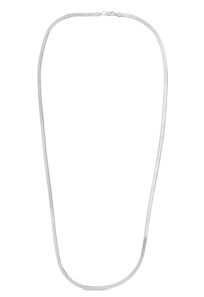 14K White Gold  Herringbone Chain
