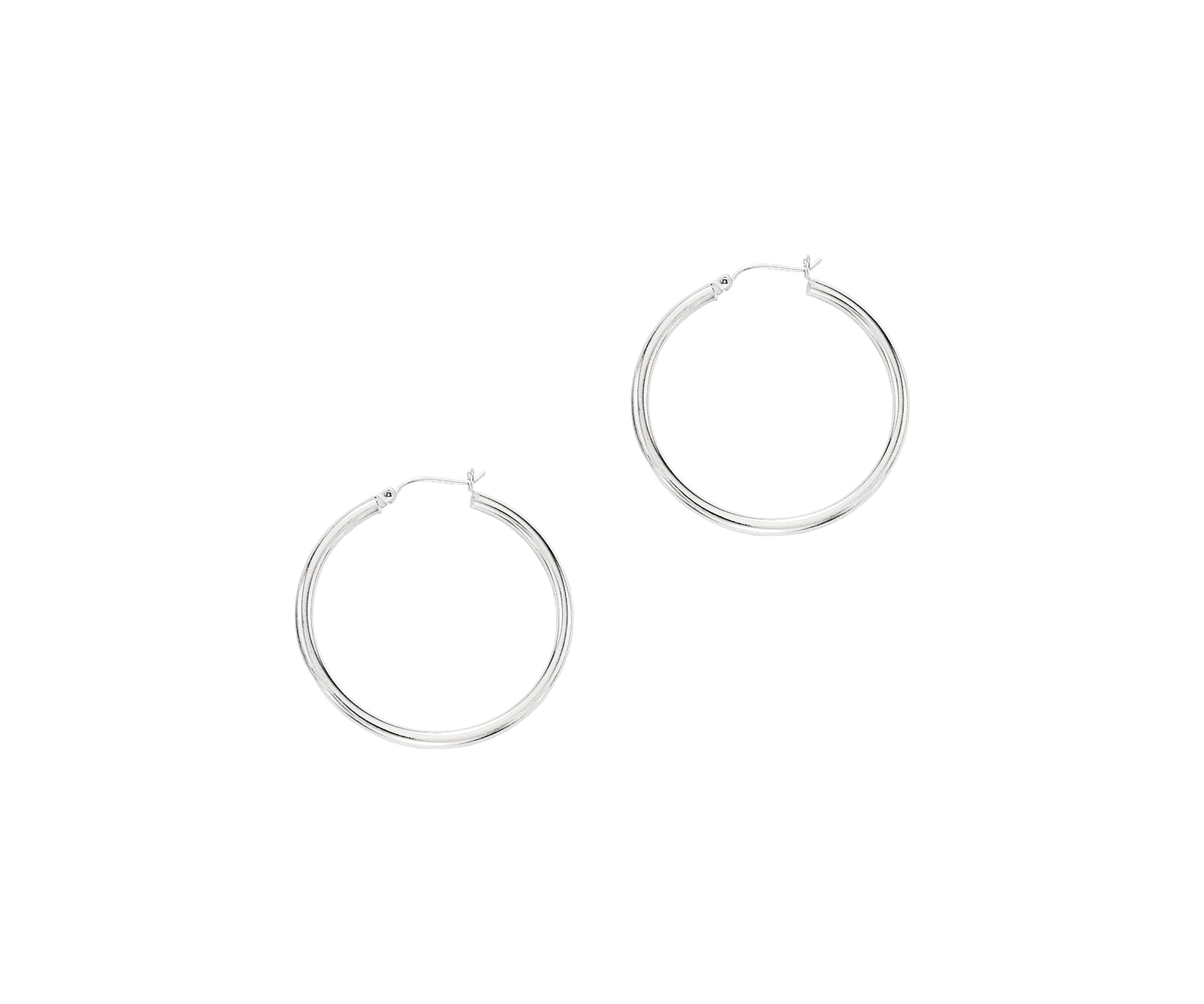 14Kw Hoop Earring