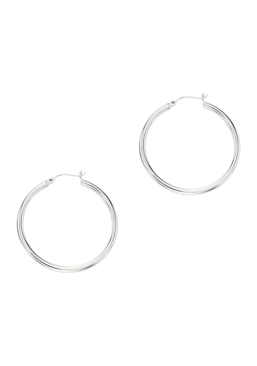 14Kw Hoop Earring