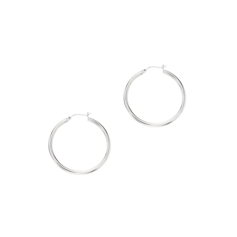 14Kw Hoop Earring