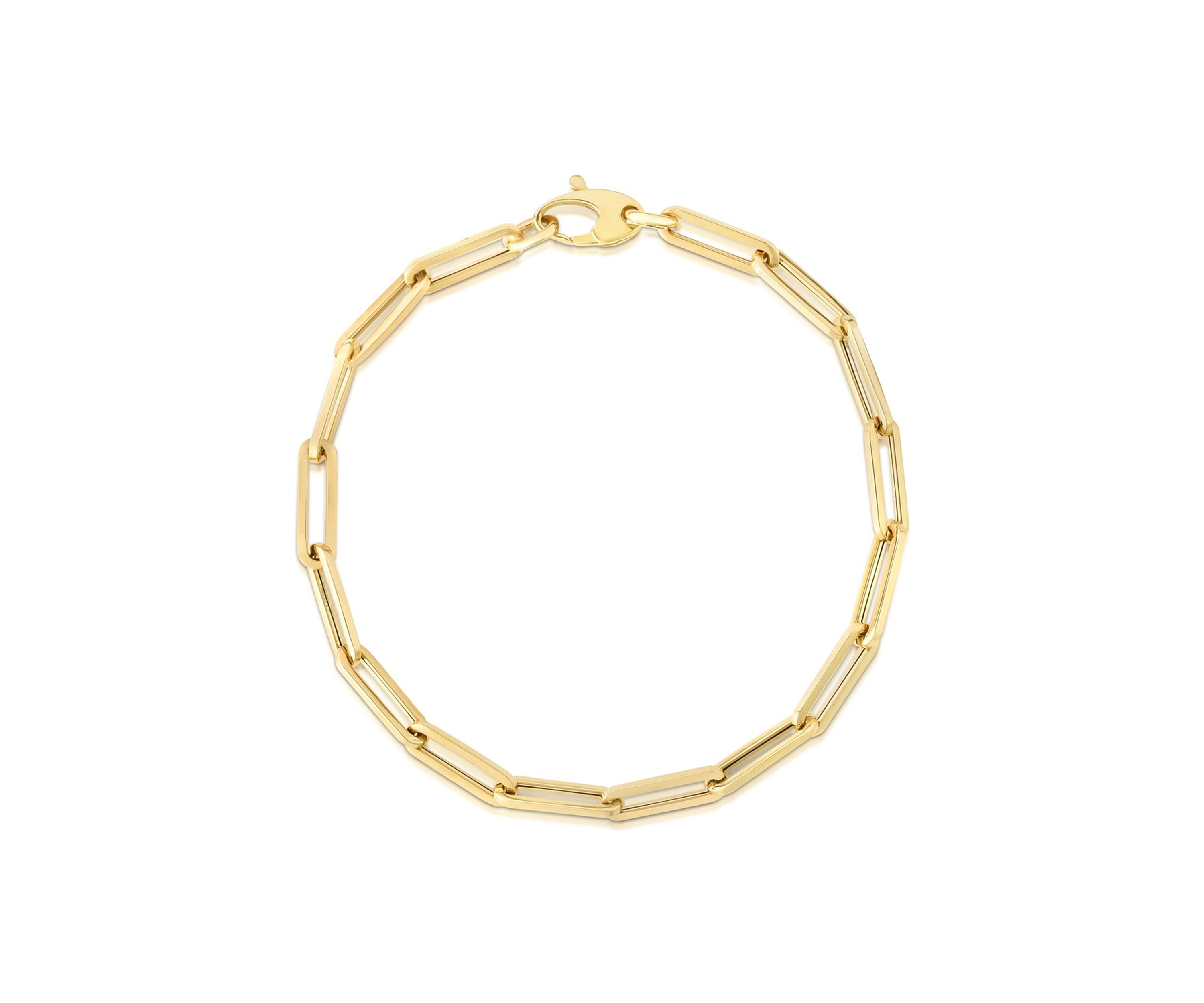 10Ky Paperclip Bracelet
