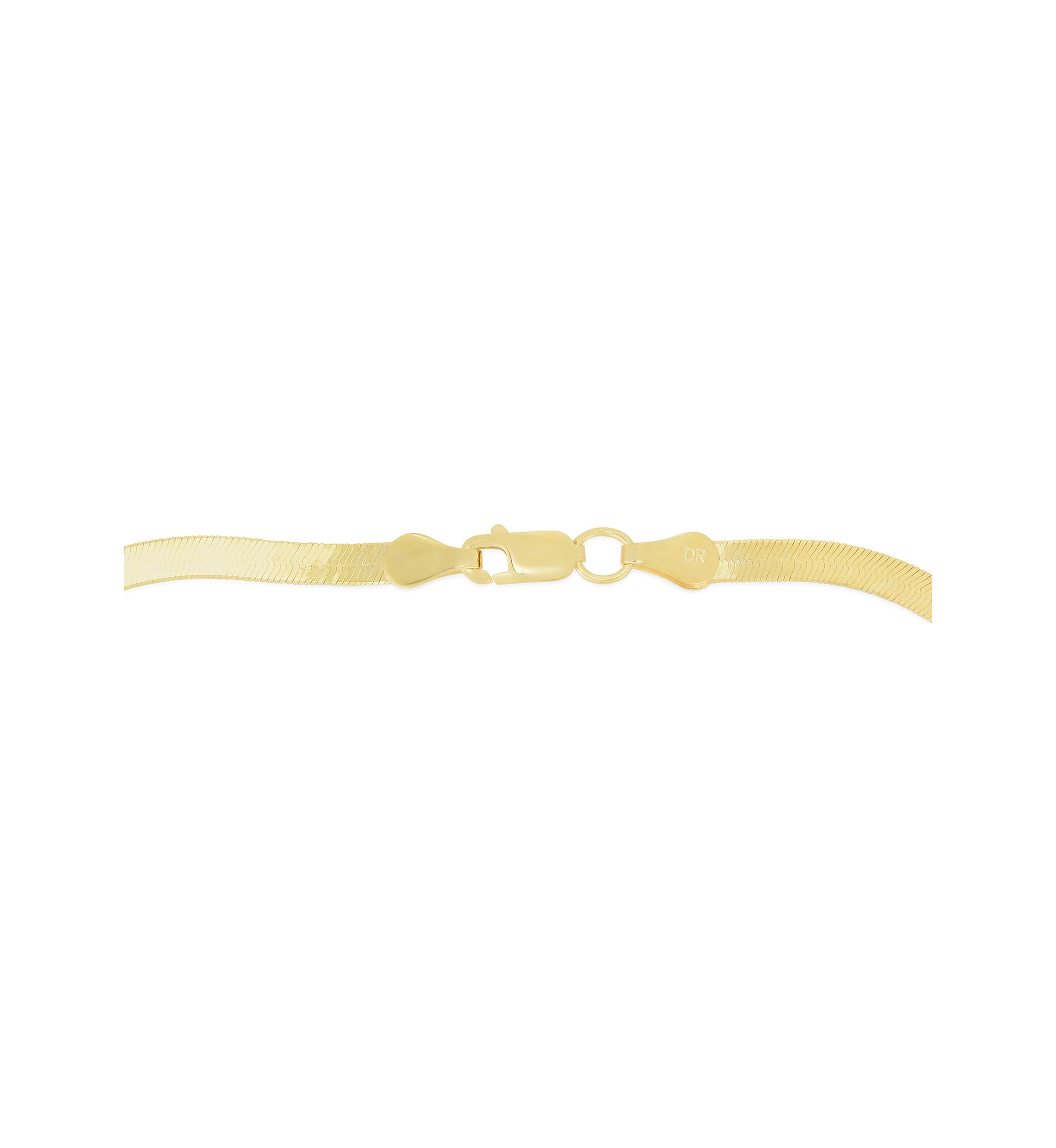 Yellow Gold Herringbone Chain