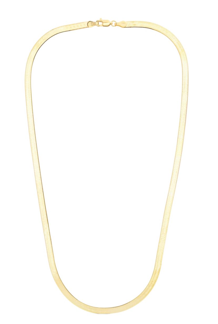 10K Yellow Gold Herringbone Chain