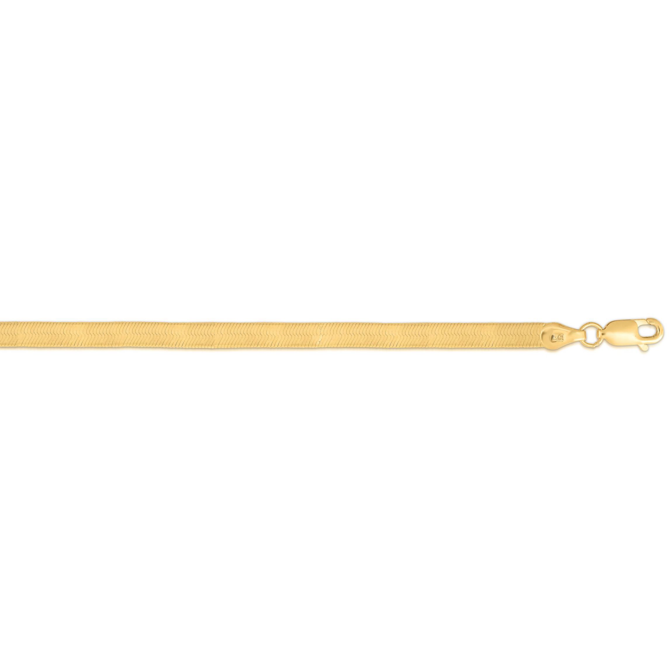 10K Yellow Gold Herringbone Chain