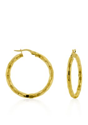 Belk & Co. 14k Yellow Gold Hoop Earrings | Belk