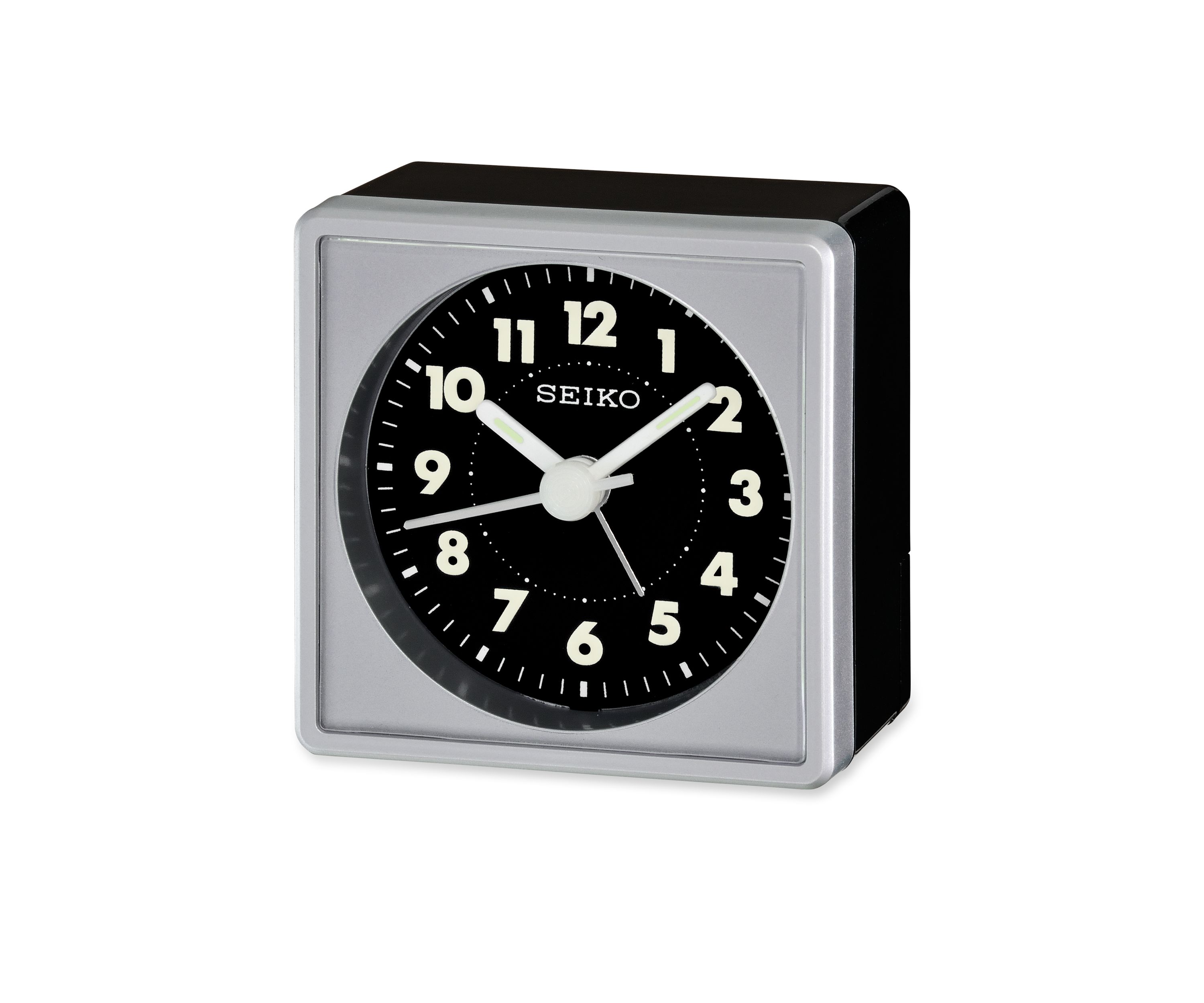 Metallic Bedside Alarm Clock