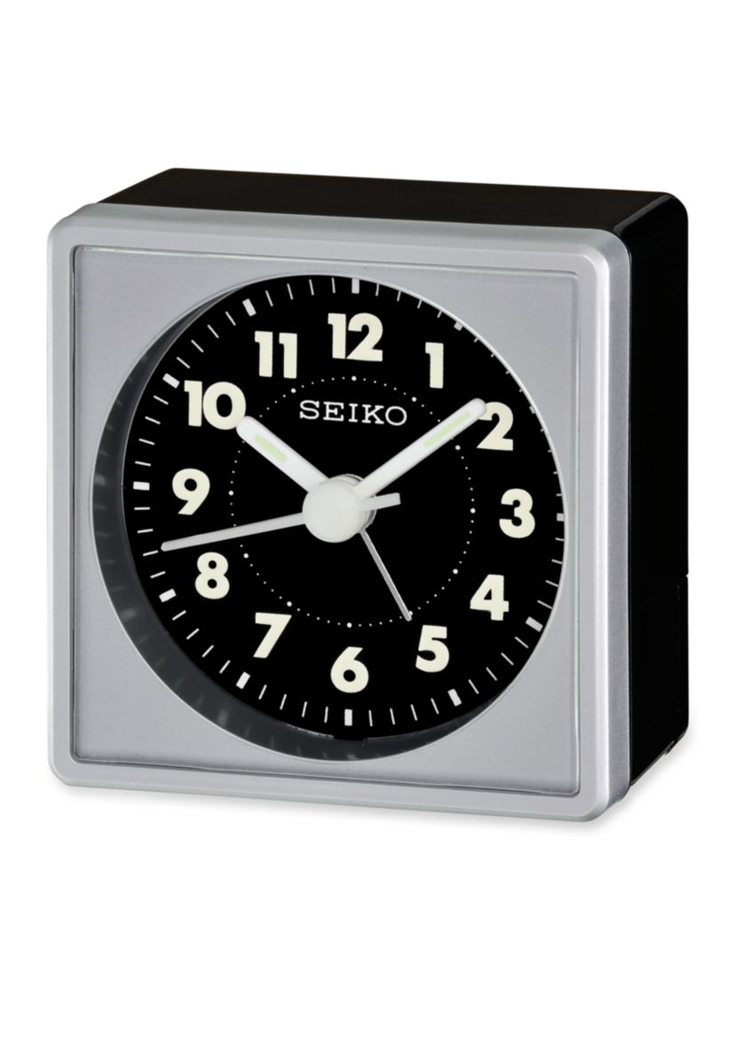 Metallic Bedside Alarm Clock