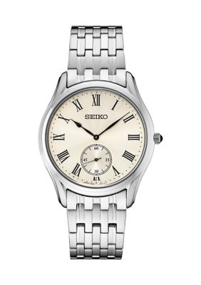 Seiko Men's Essentials Stainless Steel 39 Millimeter Watch