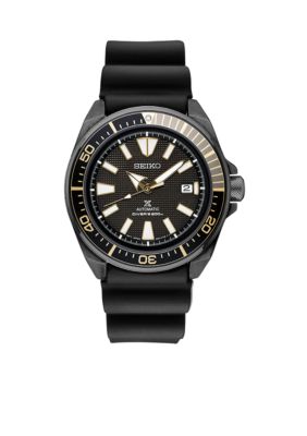 Seiko Men s Stainless Steel Prospex Samurai Black Automatic Diver Watch