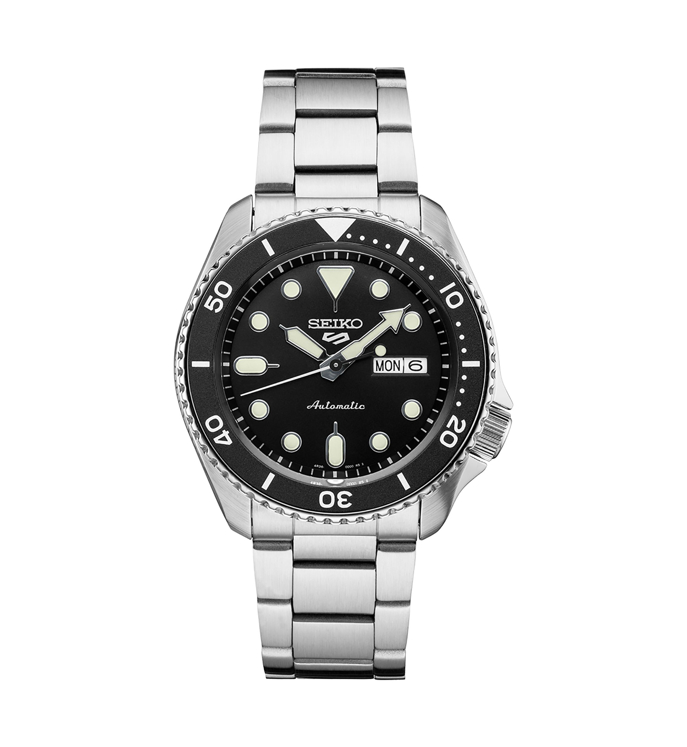 Mens Black Bezel Watch