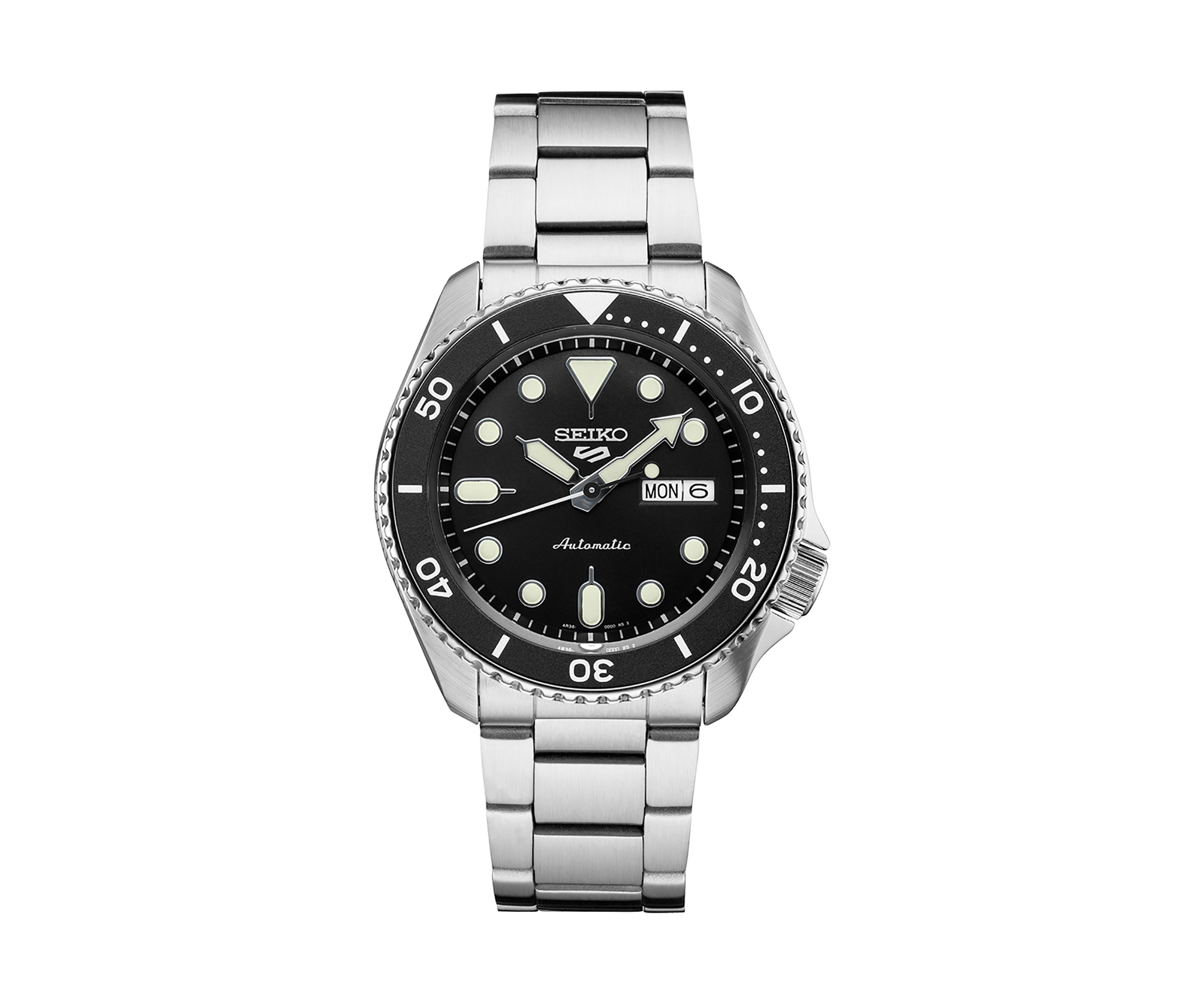 Mens Black Bezel Watch