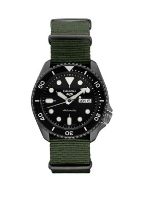 Seiko Men's Sports Black DIal Watch | belk