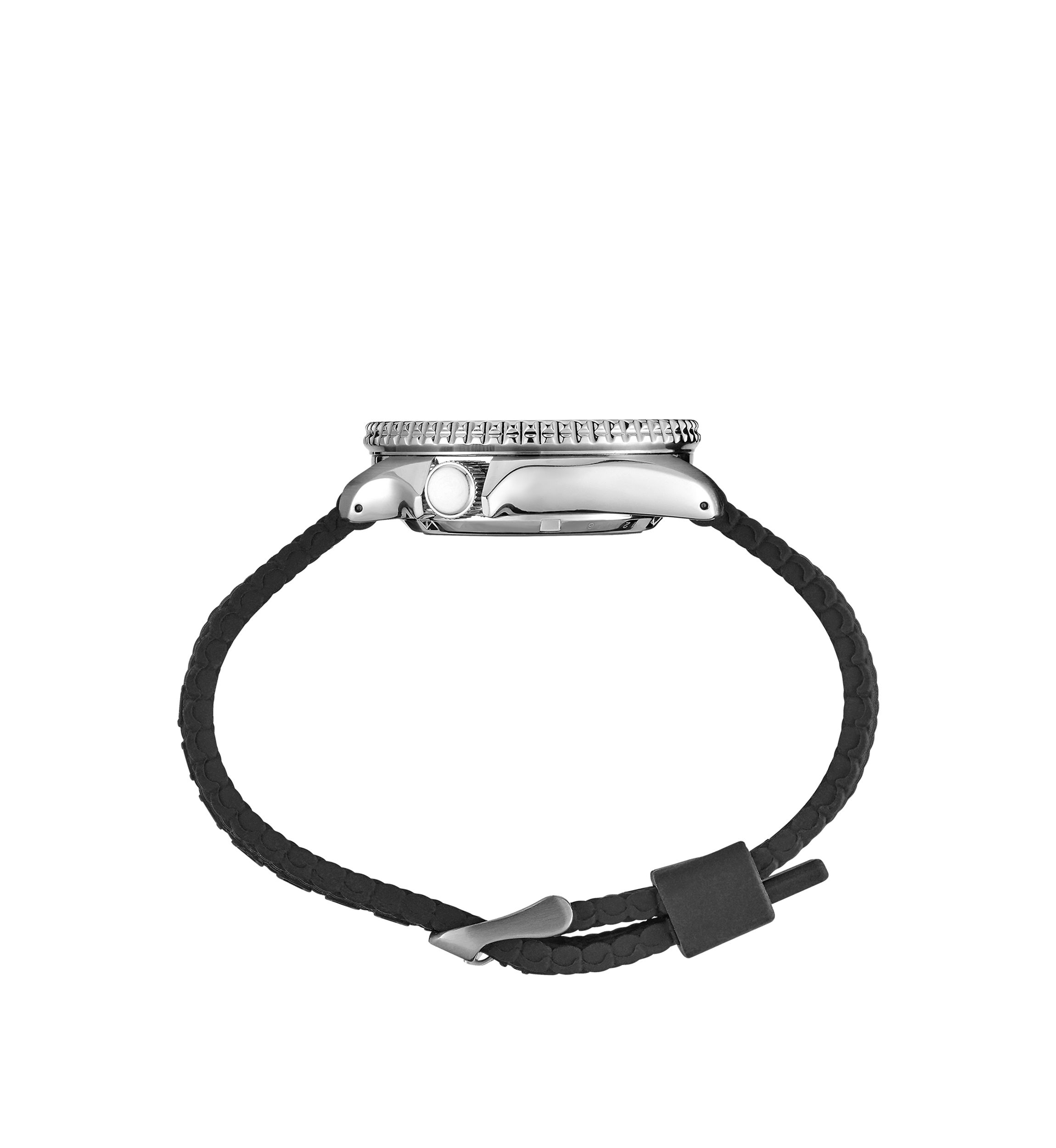 Mens 5 Sports Black Dial Watch
