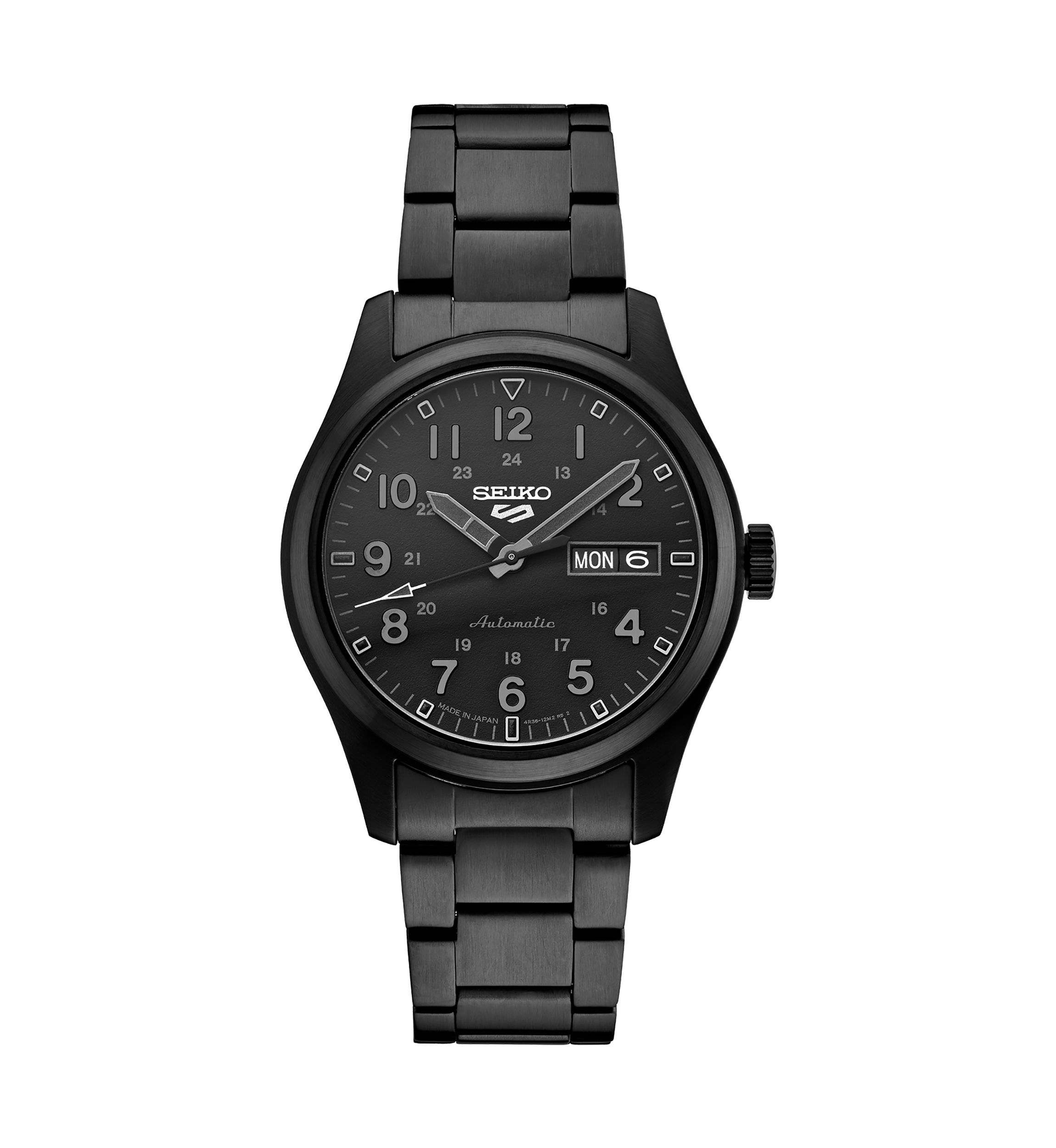 5 Sports Matte Black Watch