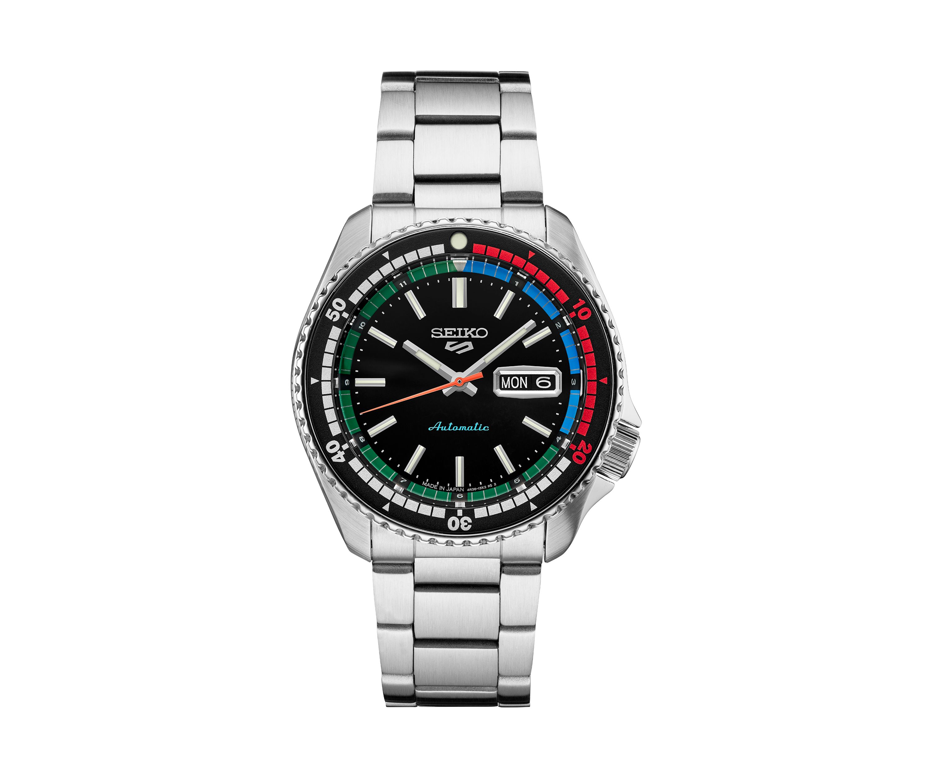 5 Sports, Special Edition, Automatic, Black Dial, SS Case and Bracelet