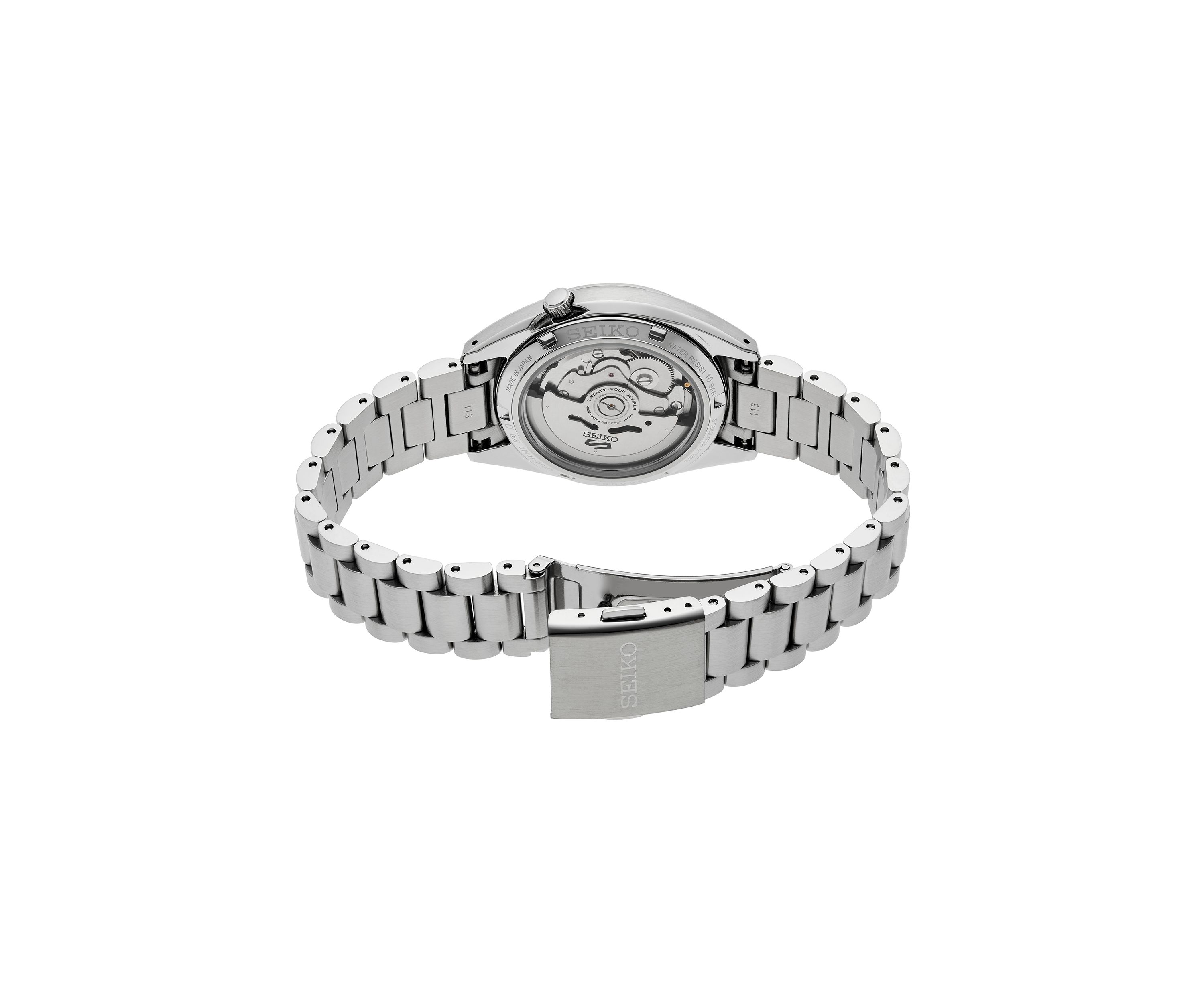37.4 Millimeter Black Dial Watch 