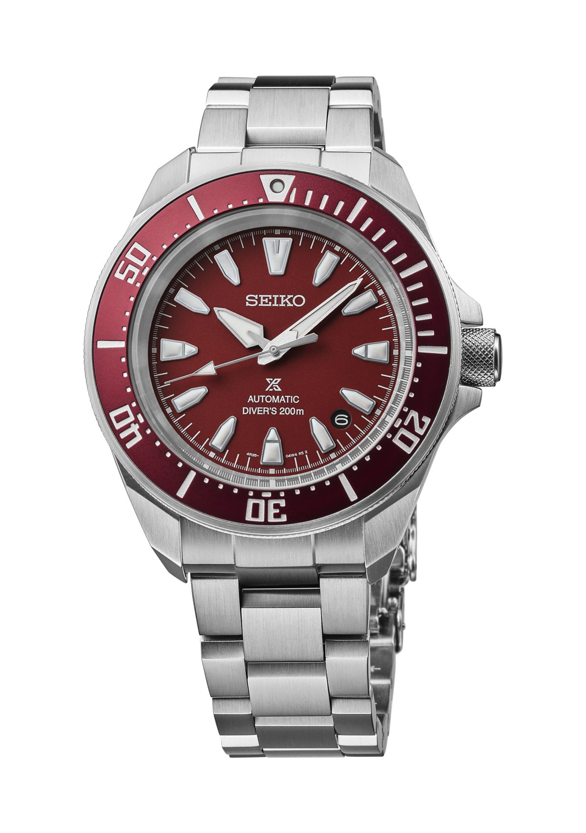 Prospex Stainless Steel Red Watch
