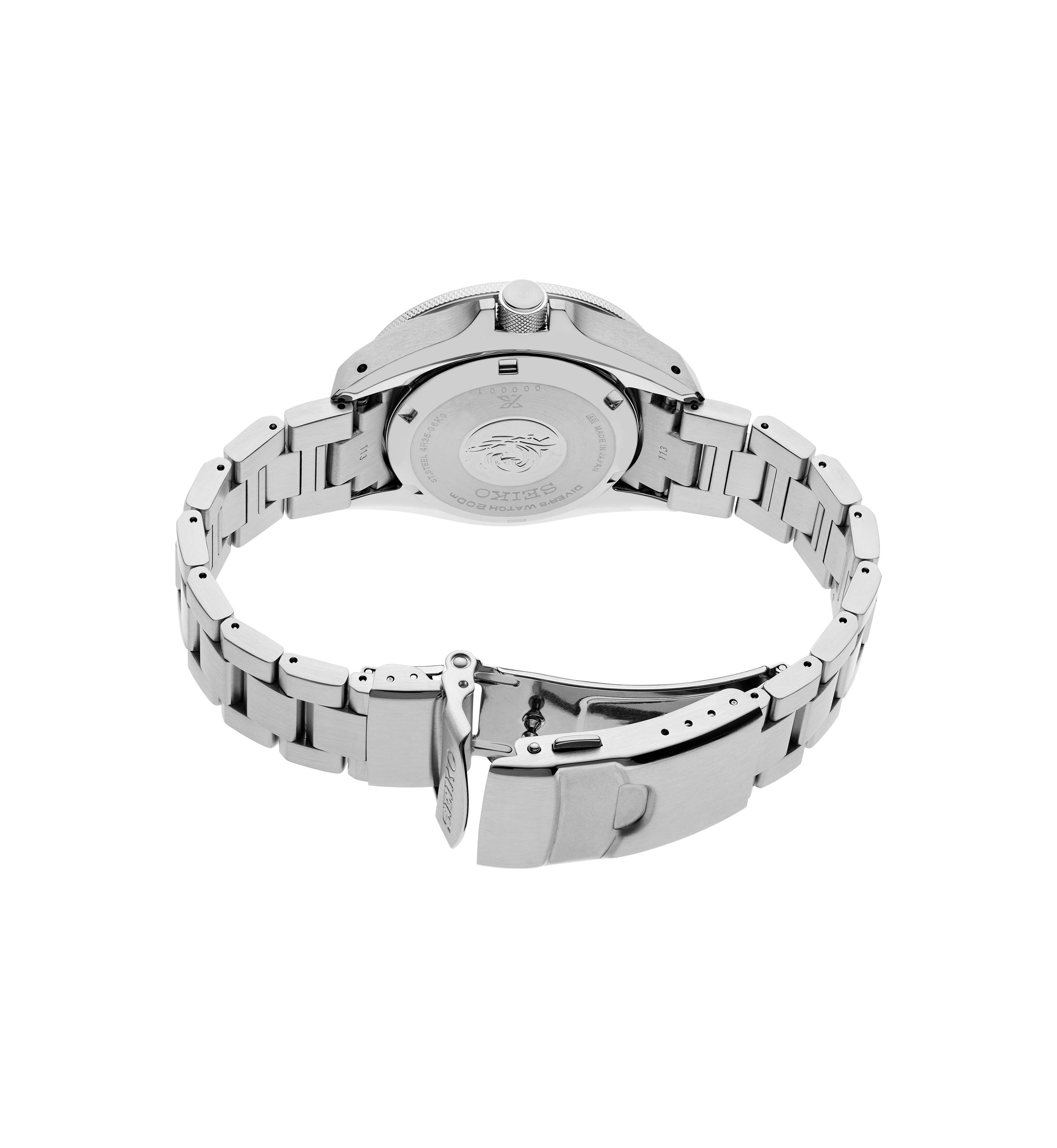 Prospex, Automatic, Blue Dial and Blue Bezel, Sterling Silver Case and Bracelet