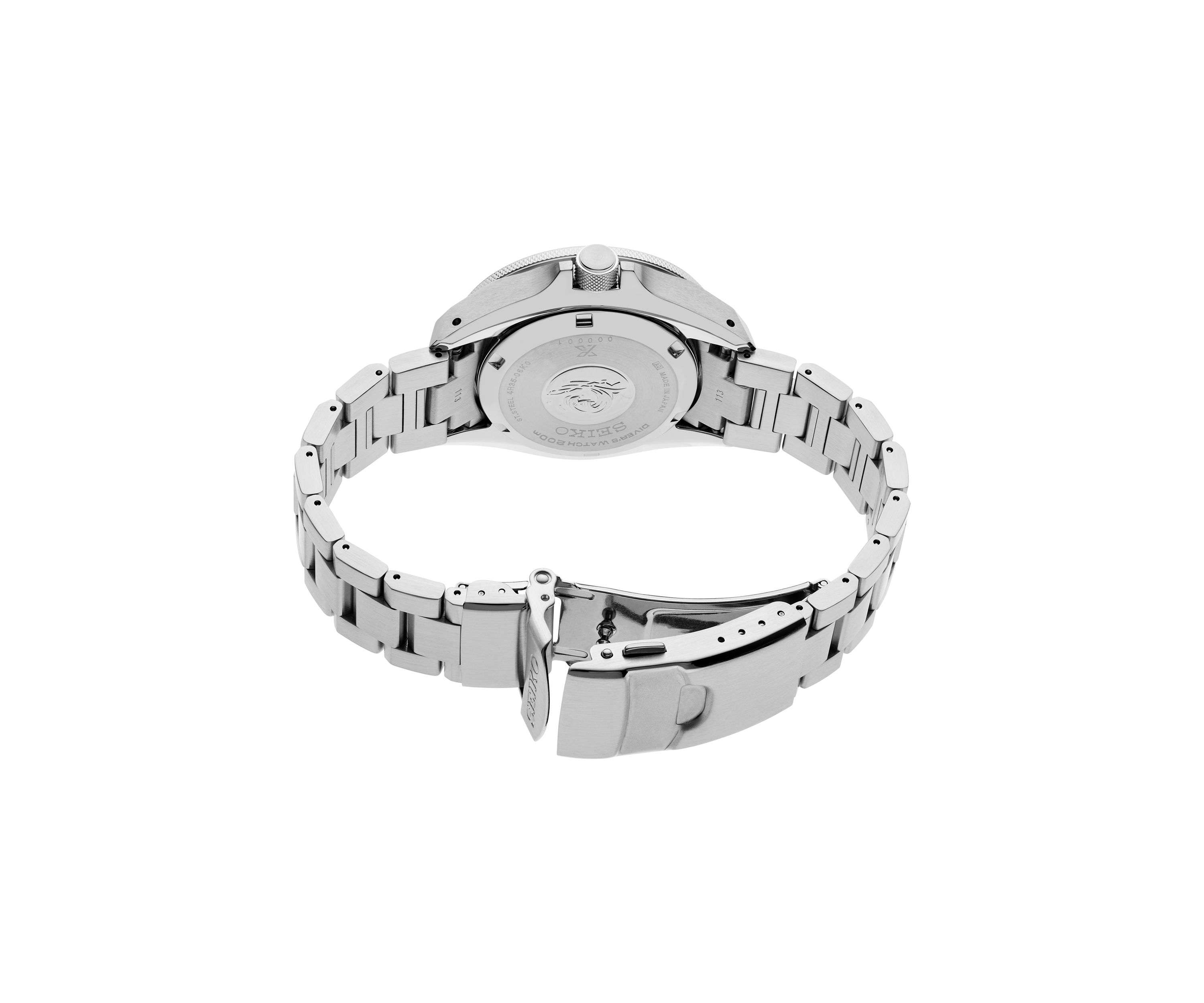 Prospex, Automatic, Blue Dial and Blue Bezel, Sterling Silver Case and Bracelet