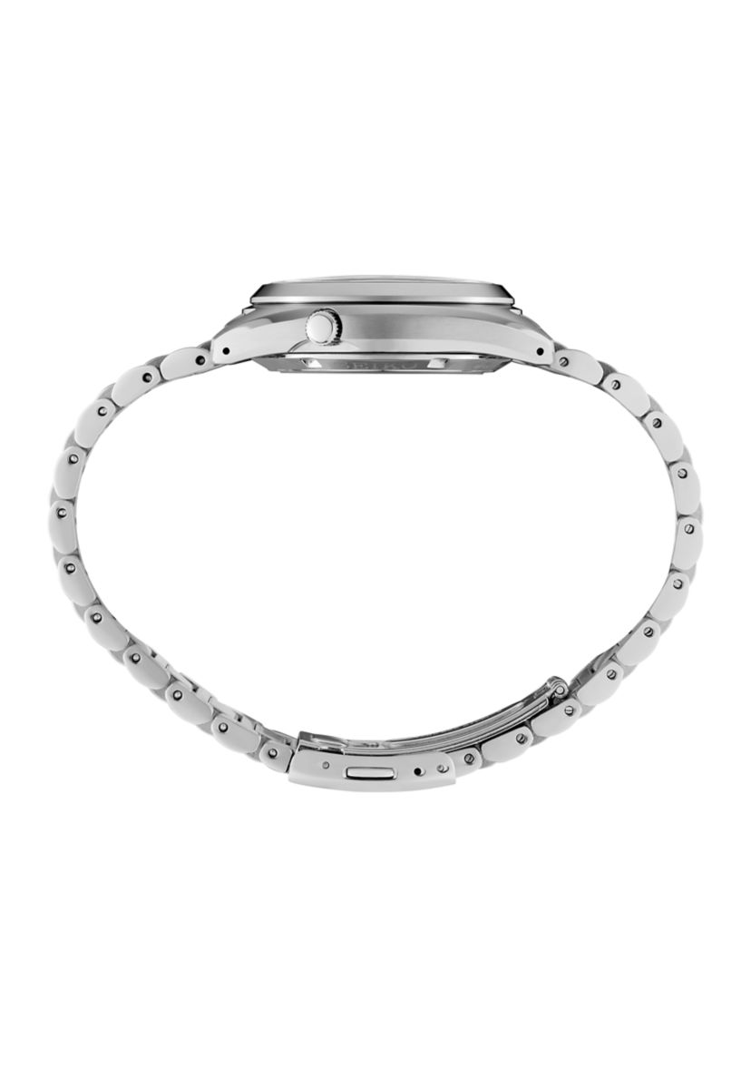 Stainless Steel 5 Sports Green Dial Watch