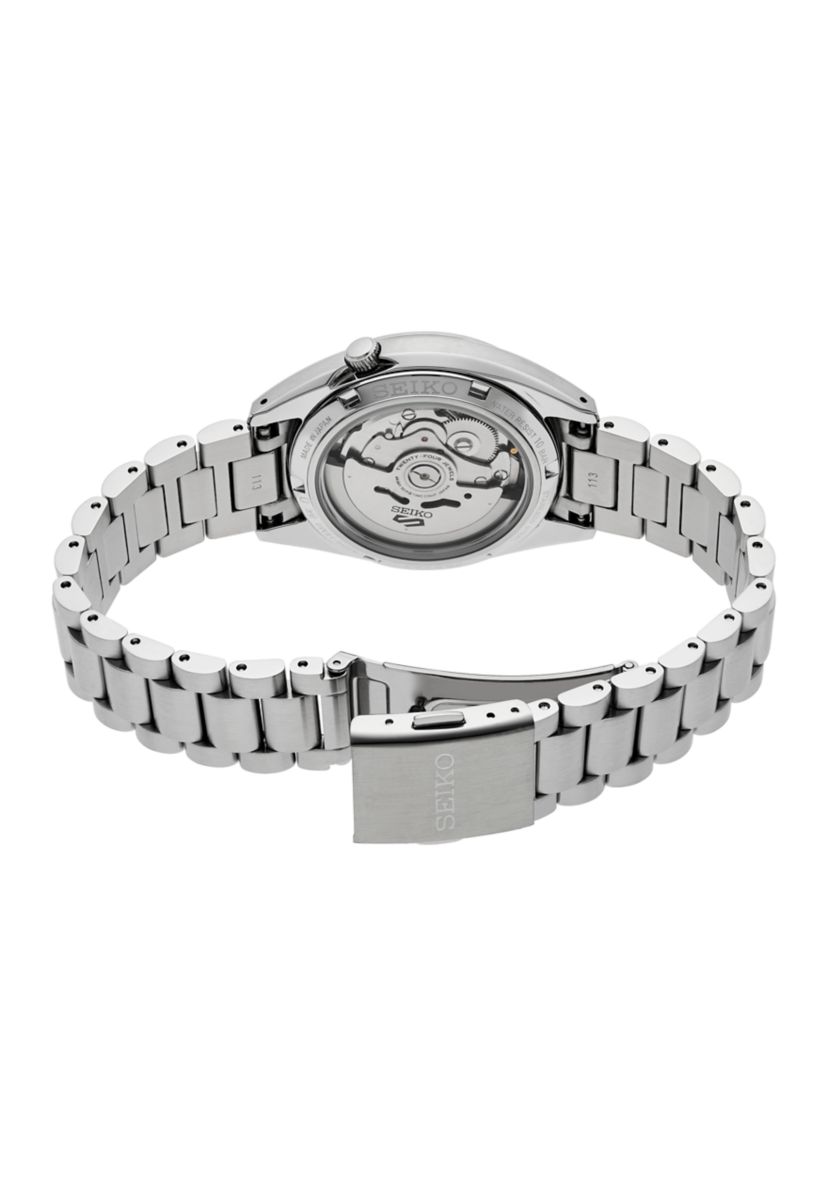 Stainless Steel 5 Sports Green Dial Watch