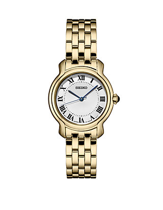 Seiko Ladies' Essential Dress Watch with Silver Dial and Black Roman  Numerals | belk