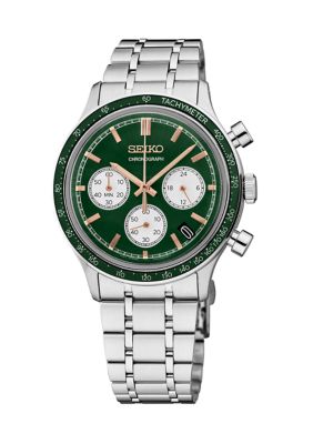 Seiko Essentials Watch with Quartz Chronograph, Stainless  display picture 2