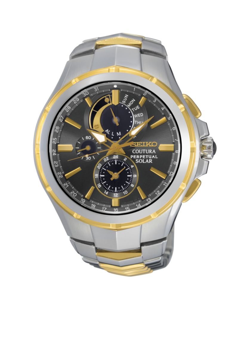 Mens Coutura Solar Perpetual Chronograph Watch