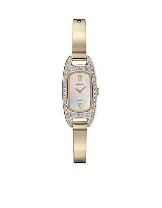 Seiko Solar Mother of Pearl Dial Watch | belk