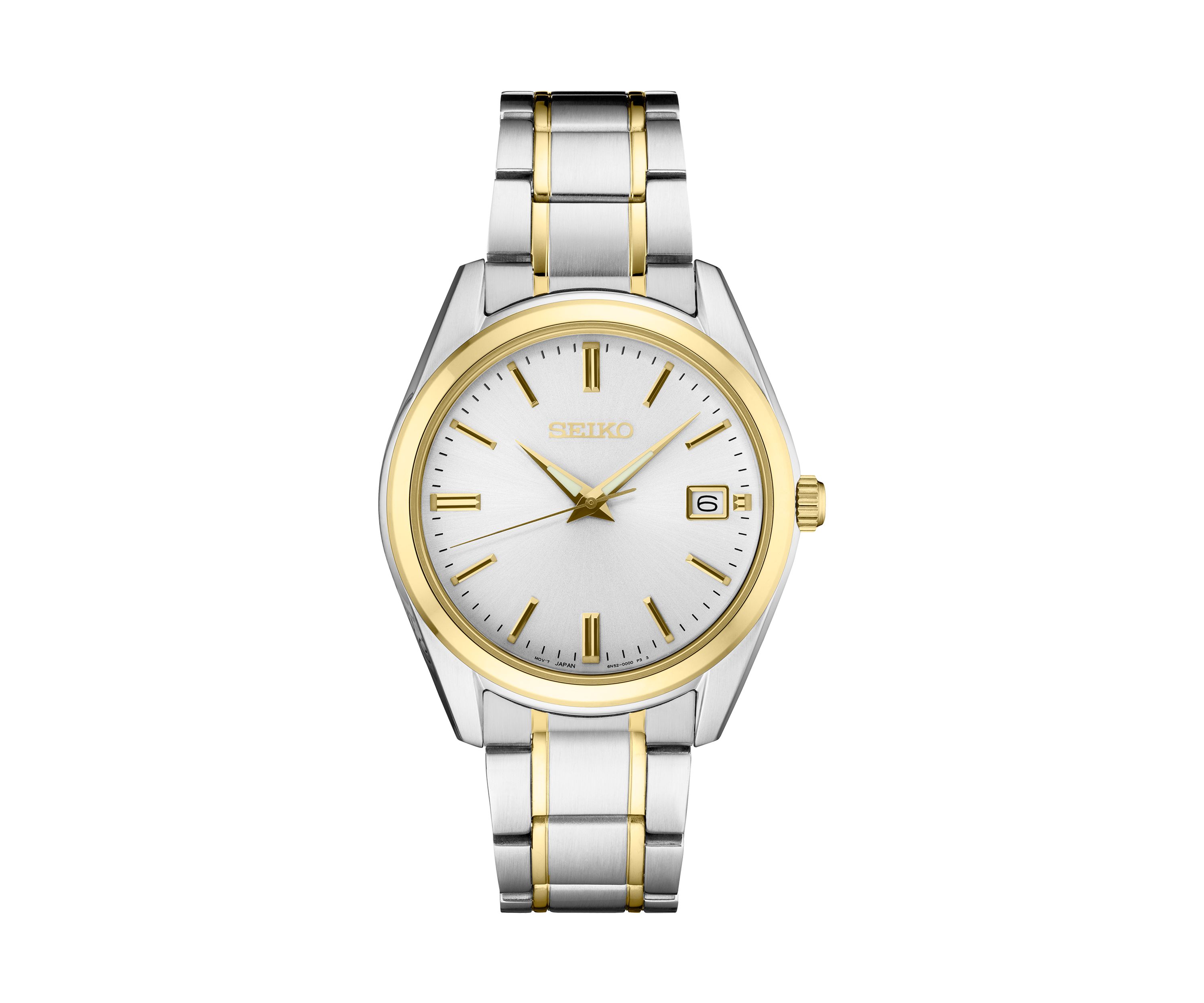Mens White Dial Watch