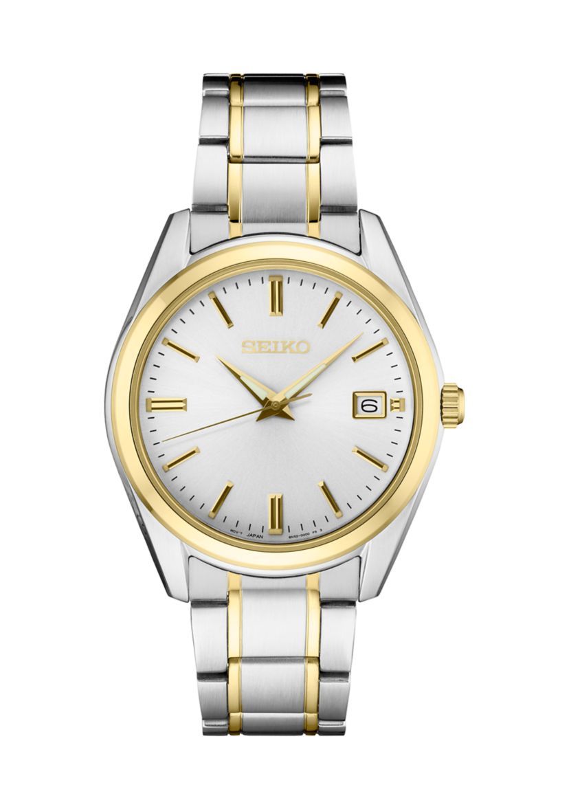 Mens White Dial Watch