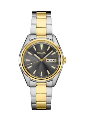 Seiko Men's Seiko Essentials Stainless Steel Two Tone Quartz Watch | belk