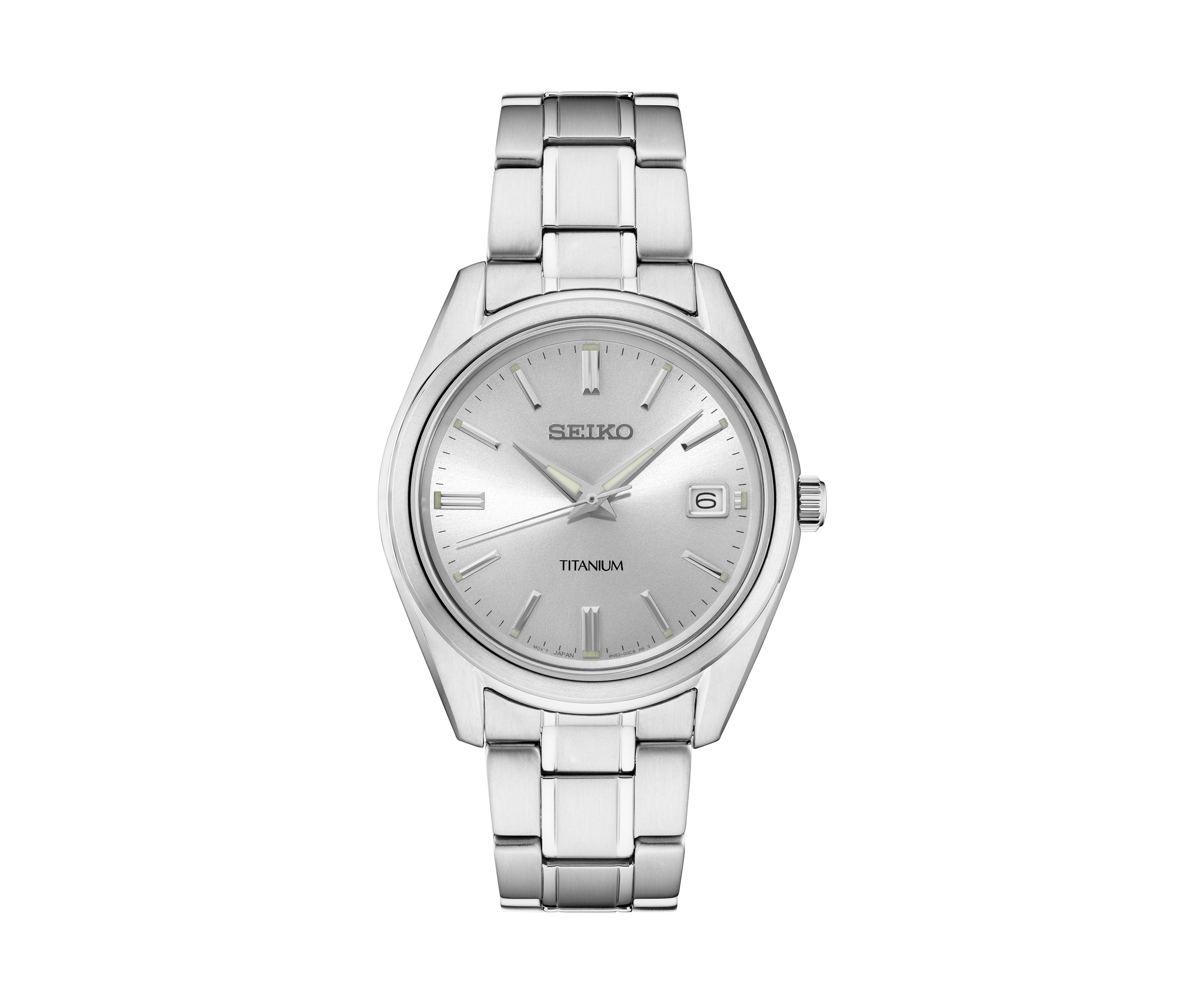 40 Millimeter Quartz Stainless Steel Date Display Watch