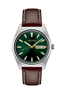 Seiko Essentials Green Watch | belk