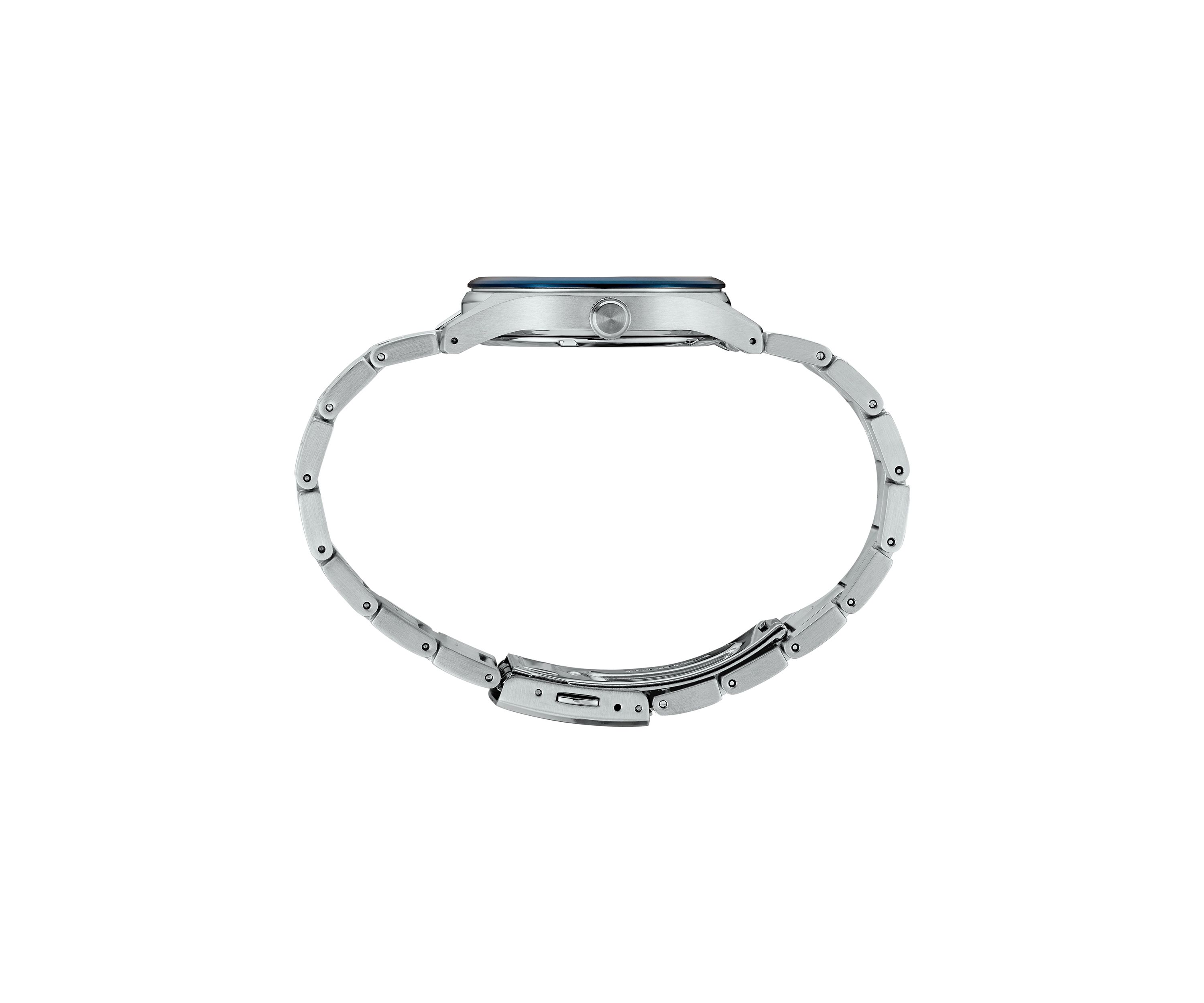 Stainless Steel Essential Blue Dial Bracelet Watch