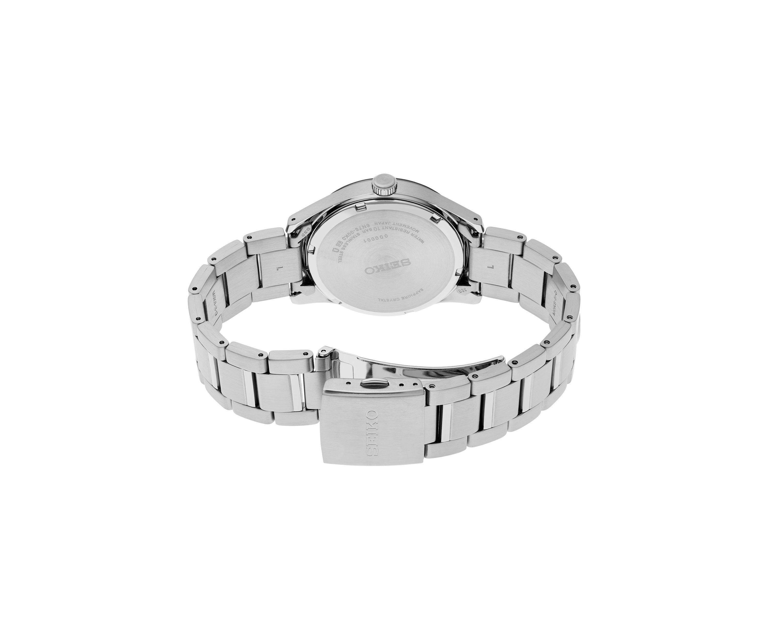 Stainless Steel Essential Blue Dial Bracelet Watch