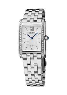 Seiko Women's Stainless Steel Crystal Watch