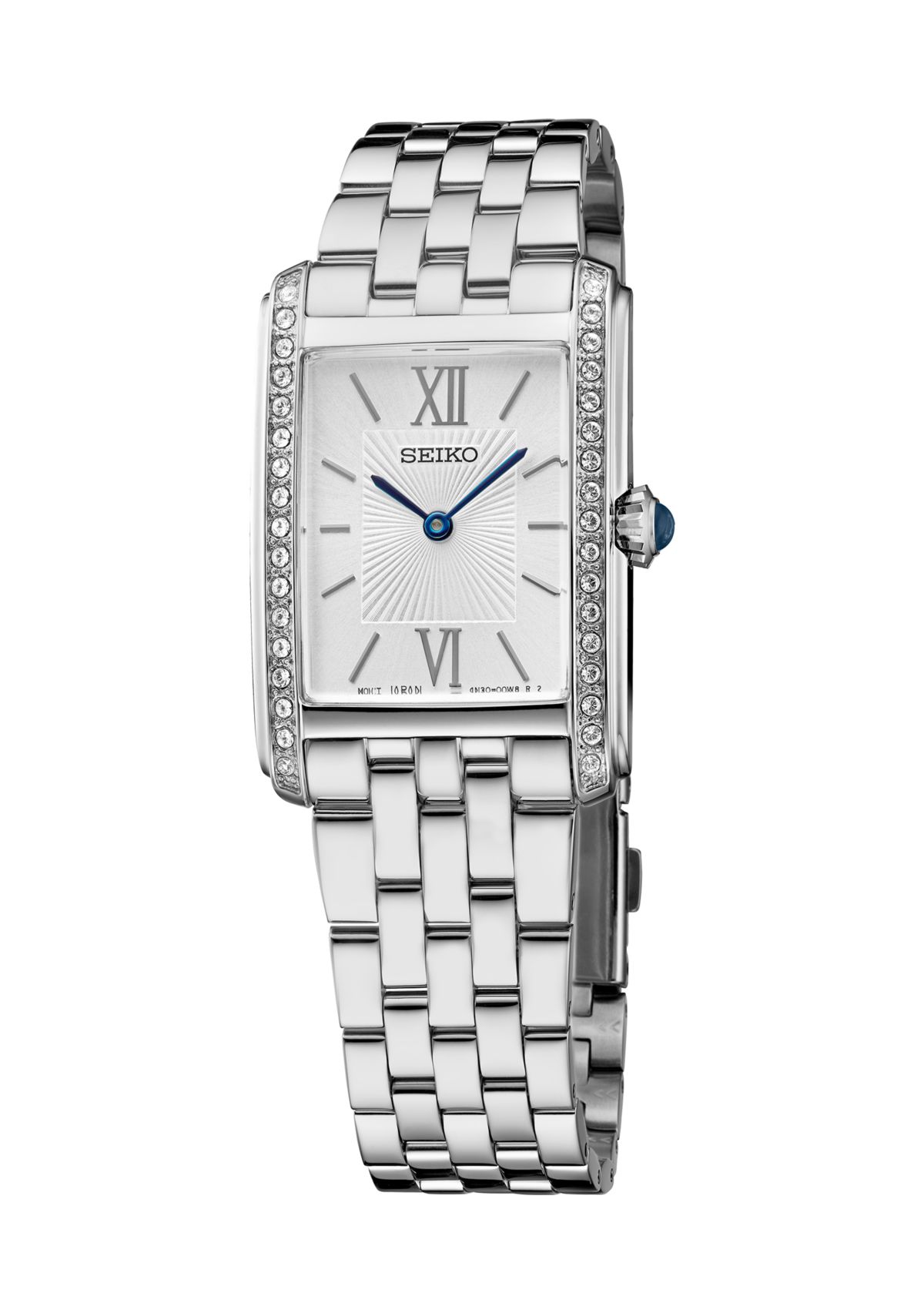 Stainless Steel Crystal Watch