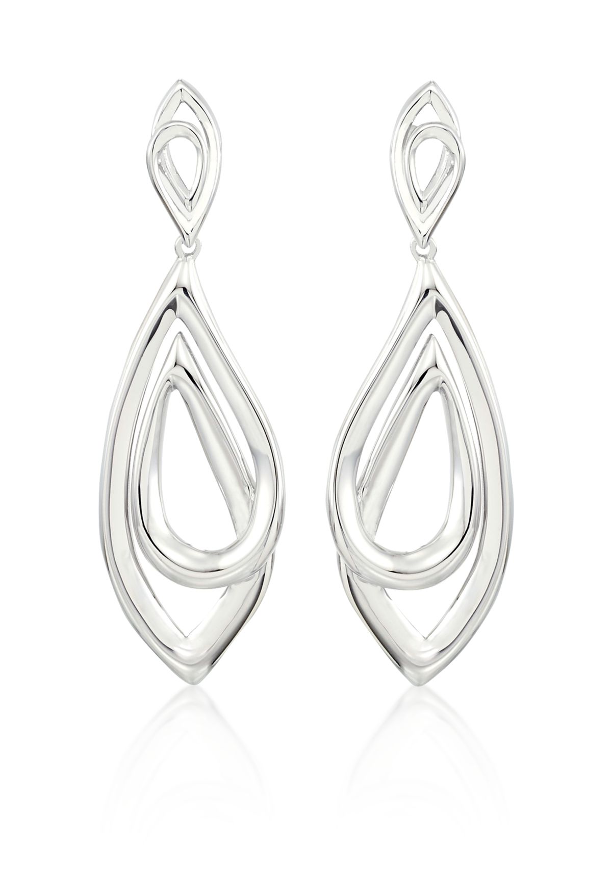 Sterling Silver Double Drop Earrings