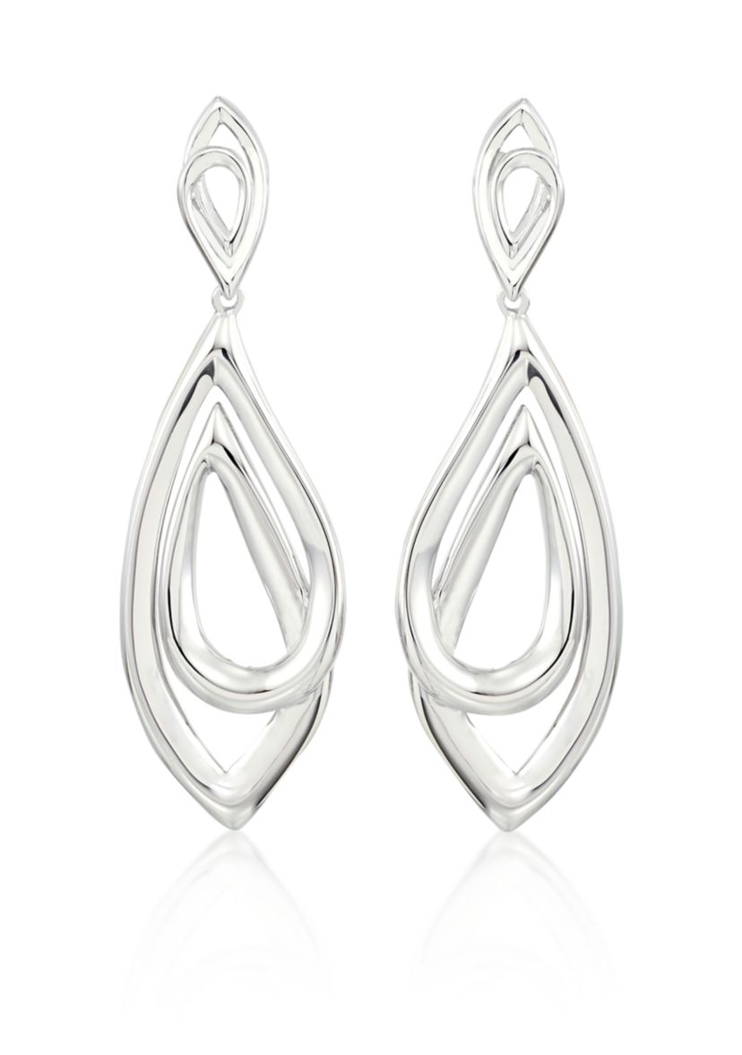Sterling Silver Double Drop Earrings