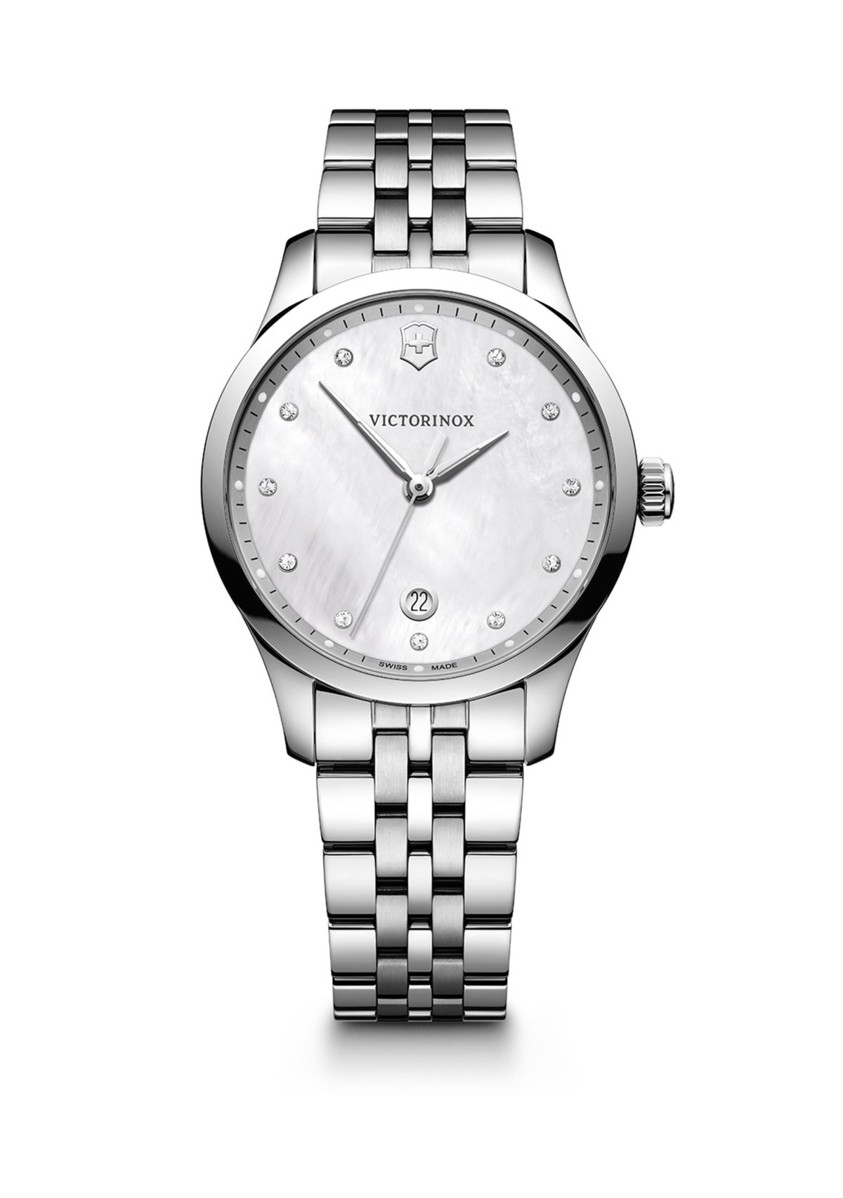 Stainless Steel Swiss Alliance Bracelet Watch 35 mm