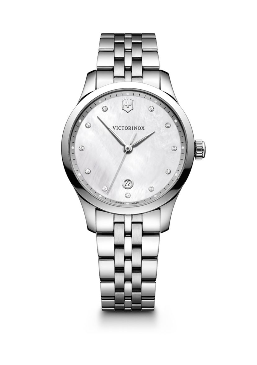 Stainless Steel Swiss Alliance Bracelet Watch 35 mm