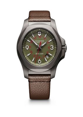 Victorinox Swiss Army, Inc Women's Titanium I.n.o.x Leather Watch