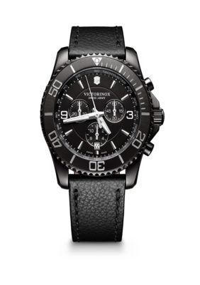 Victorinox Swiss Army, Inc Men's Maverick Chronograph Black Edition Watch -  0046928120536