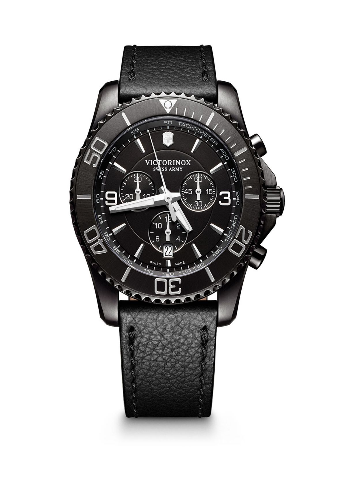 Mens Maverick Chronograph Black Edition Watch