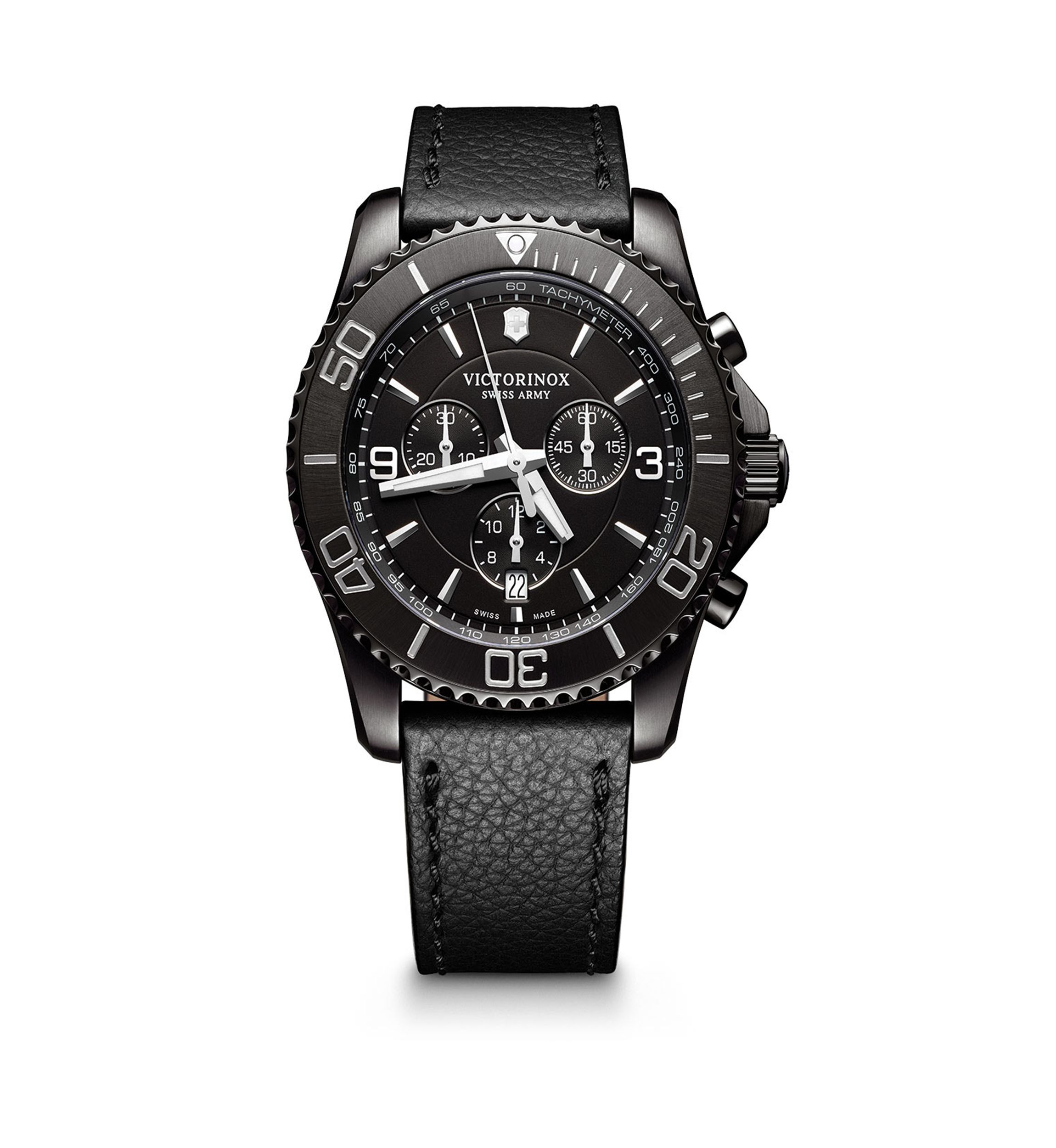 Mens Maverick Chronograph Black Edition Watch